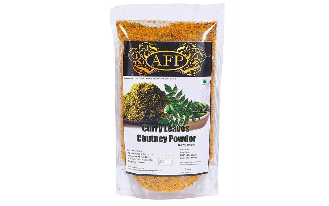 AFP Curry Leaves Chuney Powder   Pack  200 grams